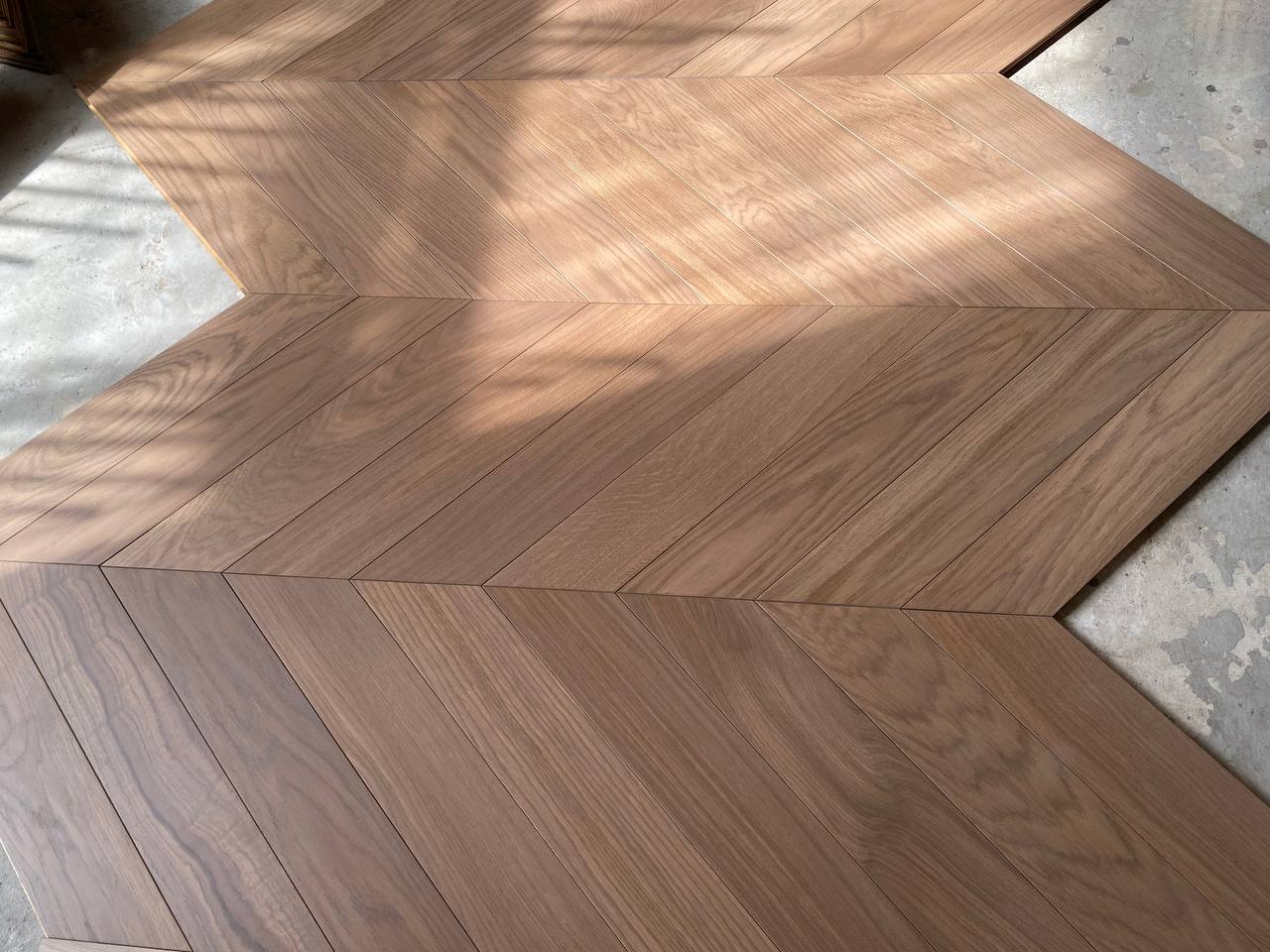 Инженерная доска Епаркет Дуб Какао рустик лак французская елка 640×120×15
